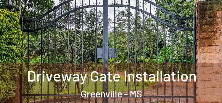 Driveway Gate Installation Greenville - MS
